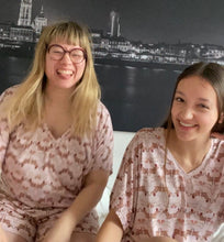 Load image into Gallery viewer, Sisterhood (of the travelling) Pyjama t-shirt
