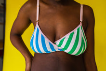 Load image into Gallery viewer, Seas The Day Wrap Bralette
