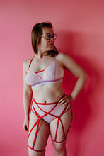 Load image into Gallery viewer, Not a Mesh Triangle Bralette

