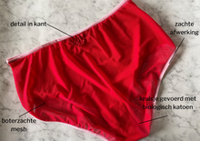 Afbeelding in Gallery-weergave laden, Double lace red mesh undies
